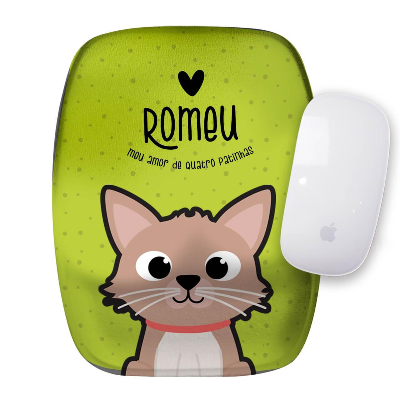 Mouse Pad Personalizado Gato Creme