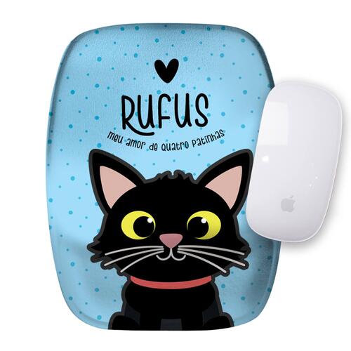 Mouse Pad Personalizado Gato Preto
