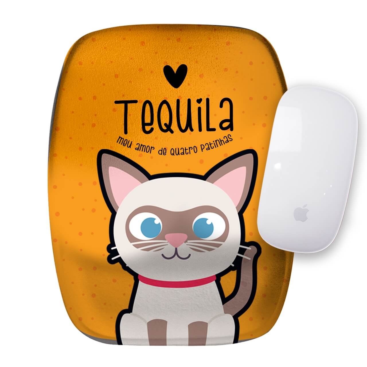 Mouse Pad Personalizado Gato Siamês