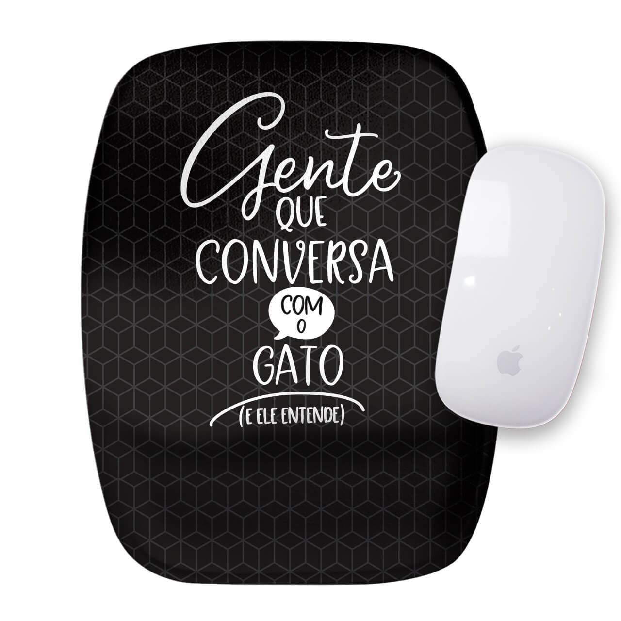 Mouse Pad Gente Que Conversa Com o Gato