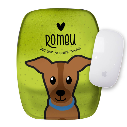 Mouse Pad Personalizado Vira-Lata Pelo Curto