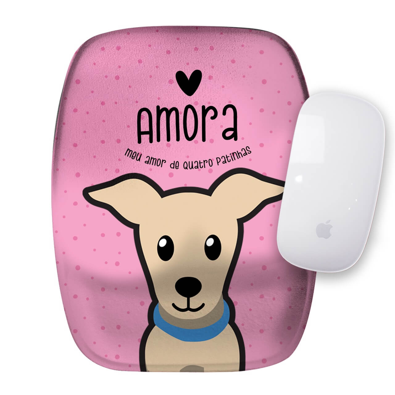 Mouse Pad Personalizado Vira-Lata Pelo Curto