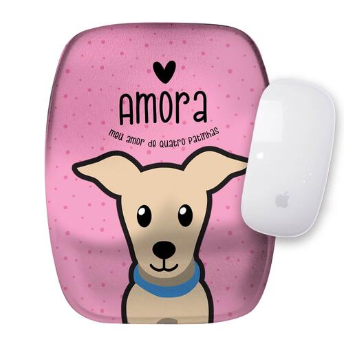 Mouse Pad Personalizado Vira-Lata Pelo Curto