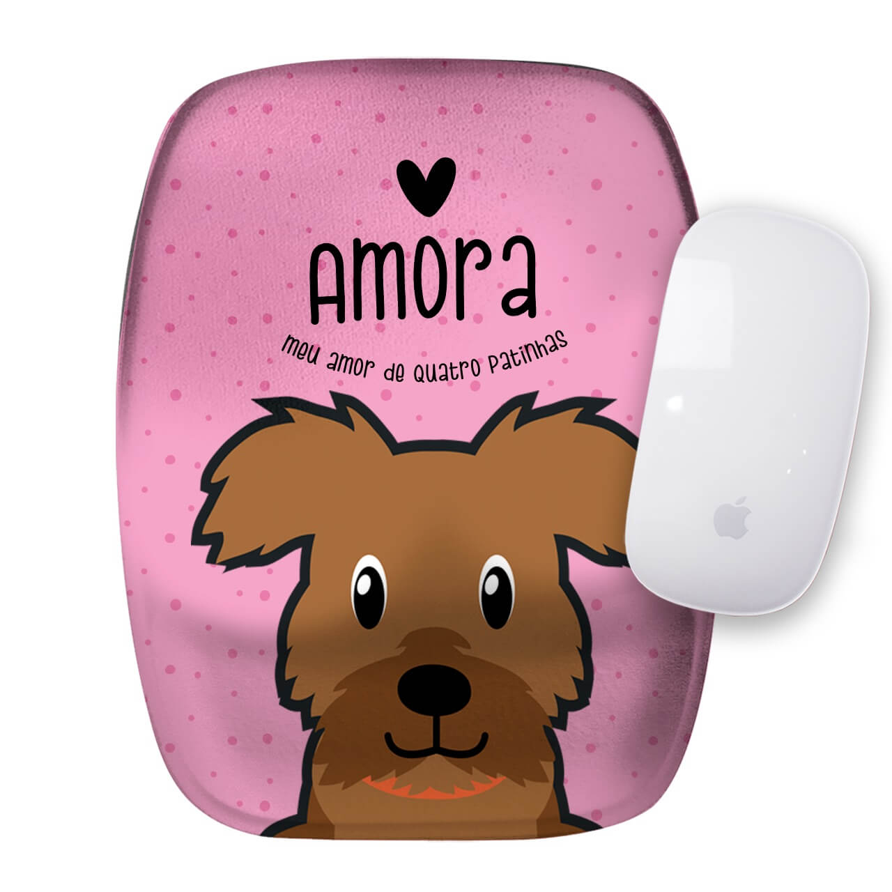 Mouse Pad Personalizado Vira-Lata Peludo