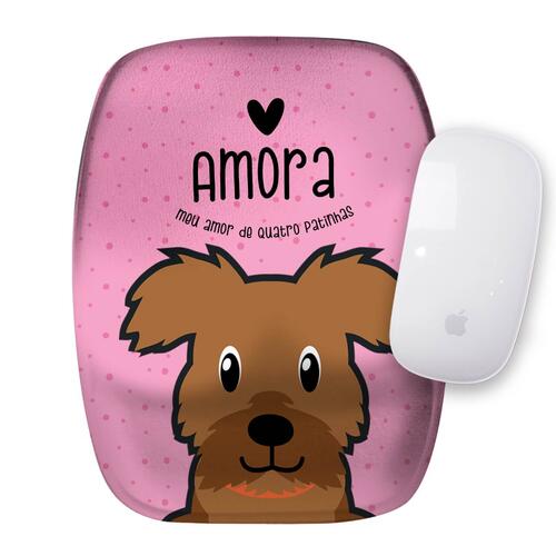 Mouse Pad Personalizado Vira-Lata Peludo