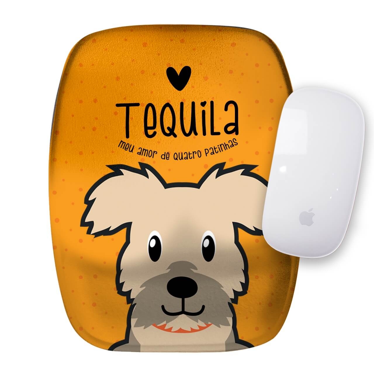 Mouse Pad Personalizado Vira-Lata Peludo