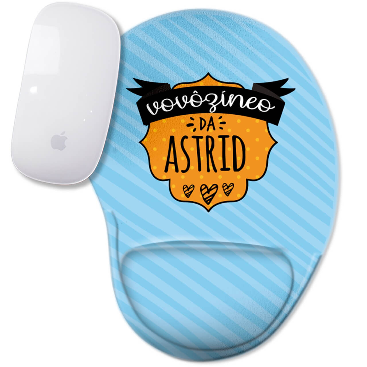 Mouse Pad Personalizado Vovôzíneo de Pet - Vovô de Cão ou Gato