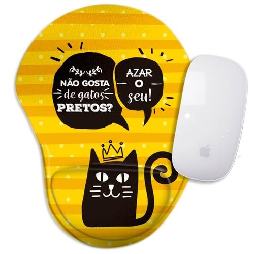 Mouse Pad N�o Gosta de Gato Preto Azar o Seu
