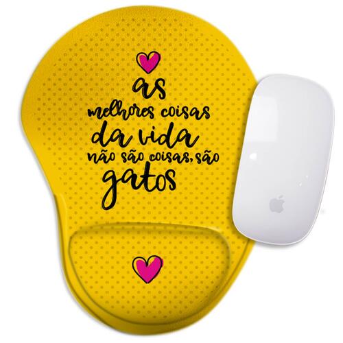 Mouse Pad As Melhores Coisas da Vida S�o Gatos