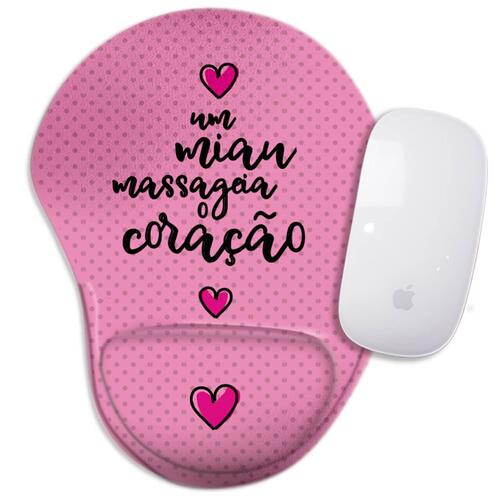 Mouse Pad Um Miau Massageia o Cora��o