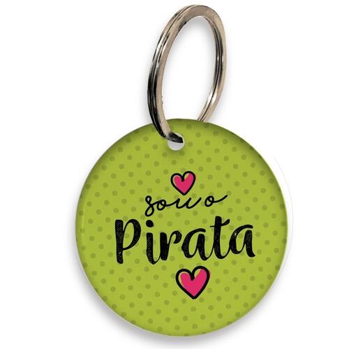 Placa de Identifica��o Personalizada com Telefone e QR Code - Verde