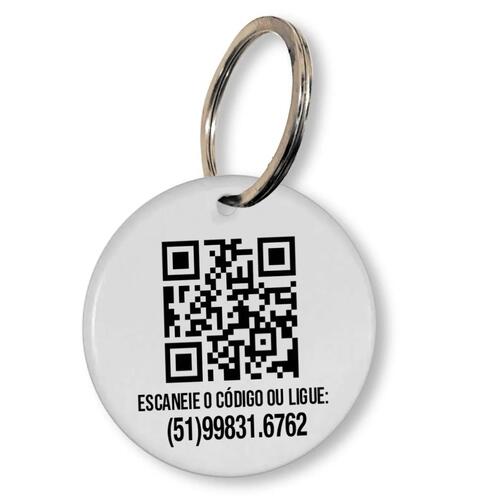 Placa de Identifica��o Com Seu Logotipo e QRCode- 10 unidades - Para PetShops e Empresas