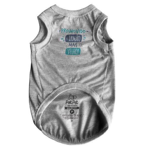 Roupa para Pet - Promovido a Irm�o Mais Velho