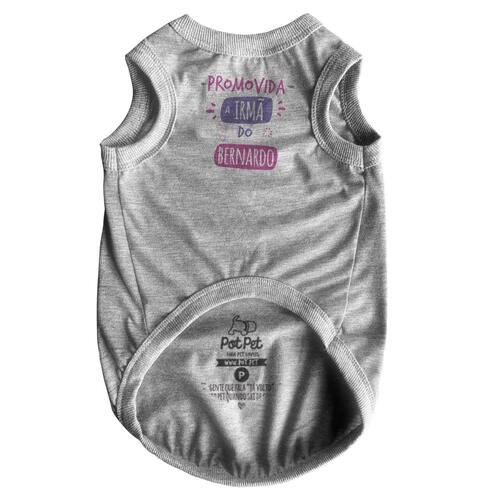 Roupa para Pet Personalizada - Promovida a Irm� Mais Velha