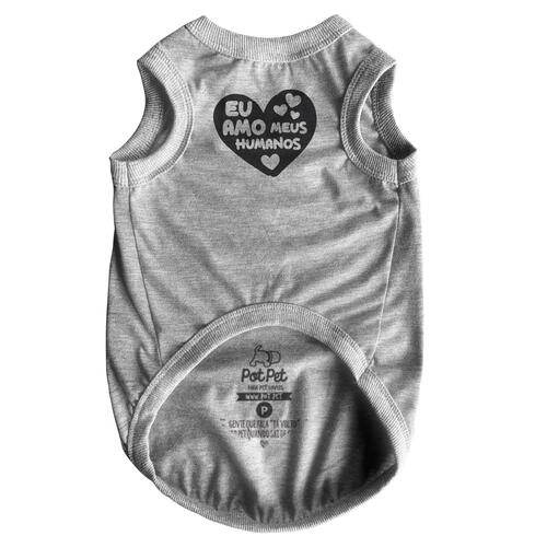 Roupa para Pet Raio X - Quem Mora no Meu Cora��o