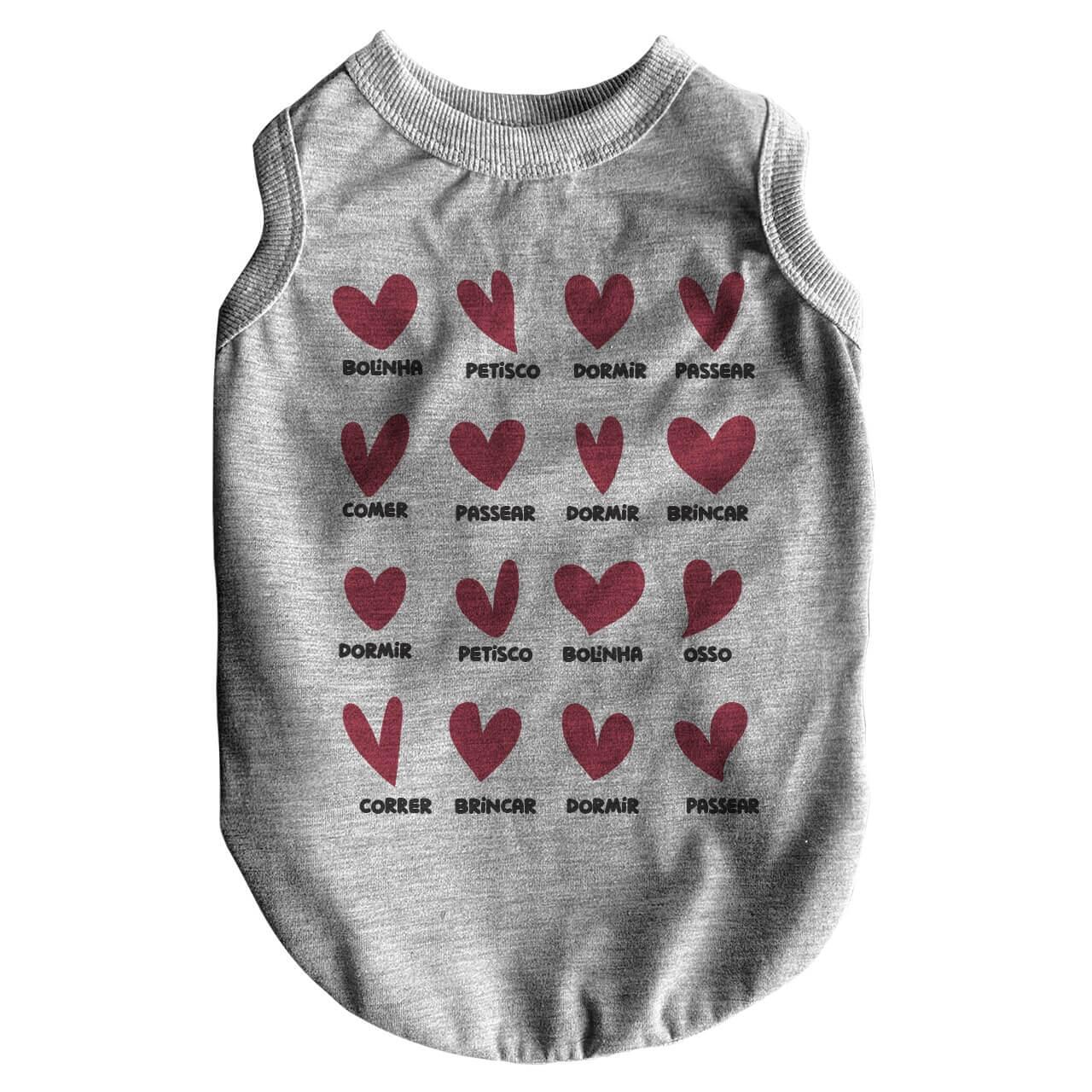 Roupa para Pet - Amo Muito Tudo Isso