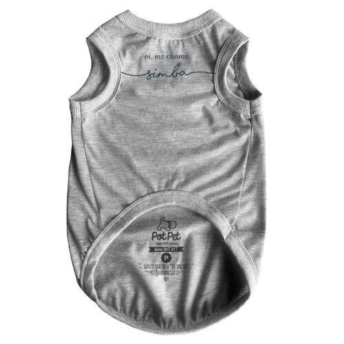 Roupa para Pet Personalizada - Cora��es Azuis