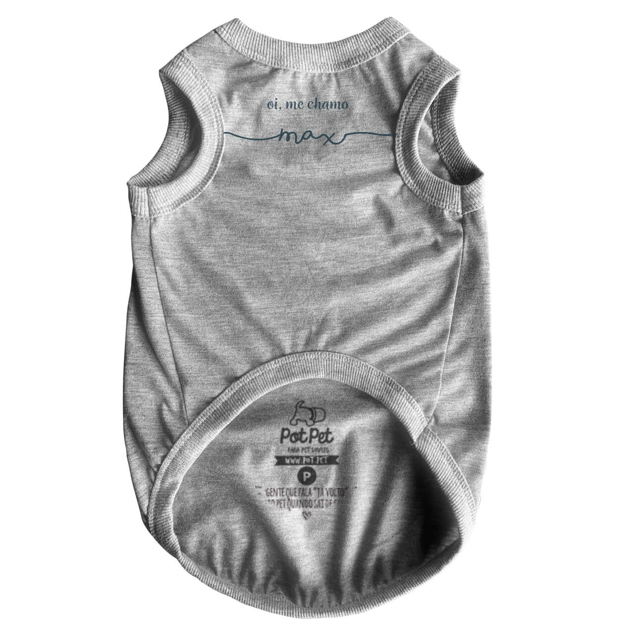 Roupa para Pet Personalizada - Corações Azuis