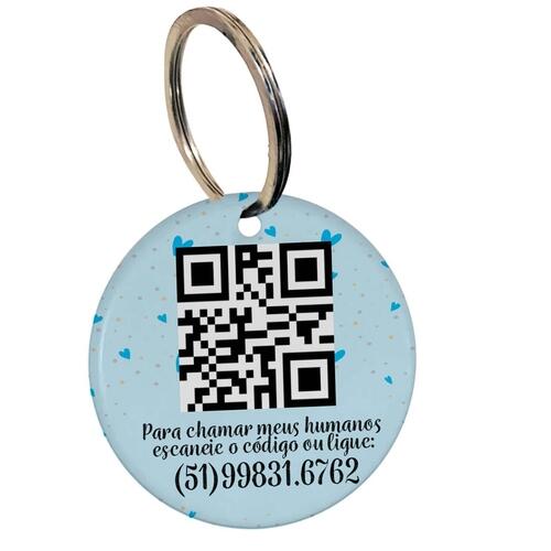 Kit Personalizado - Bandana + Plaquinha com QR Code - Príncipe
