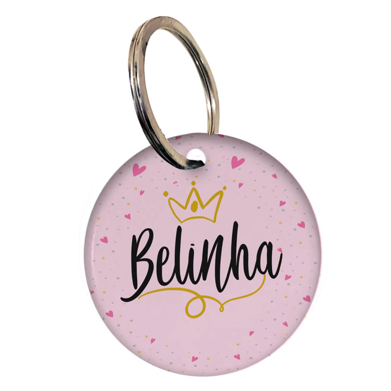 Kit Para o Pet Princesa: Bandana + Plaquinha + Tapete para Refeições