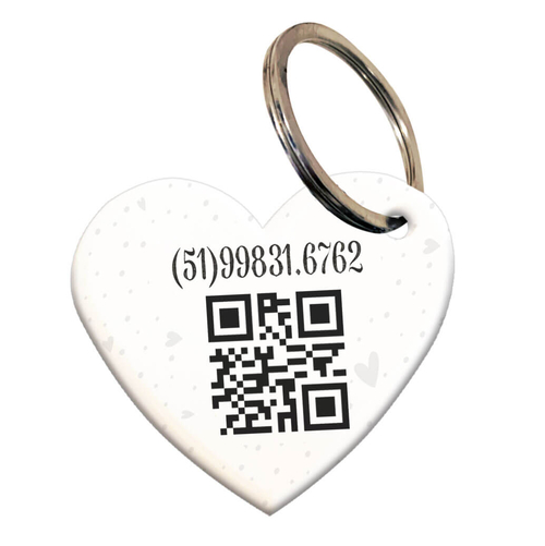 Kit Personalizado - Bandana + Plaquinha com QR Code - Cole��o Patinha