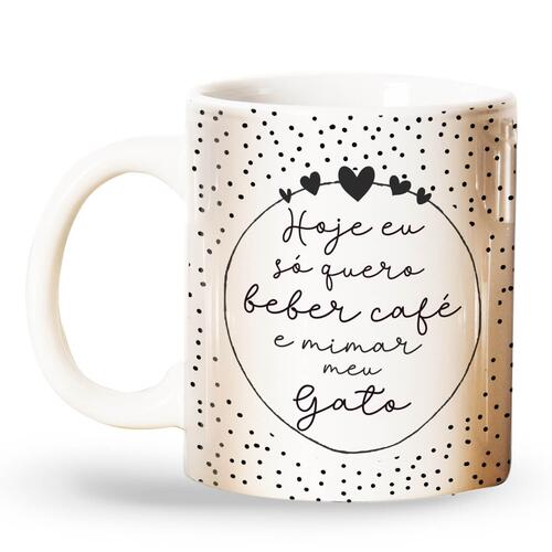Conjunto de 4 Canecas para Quem Ama Gatos