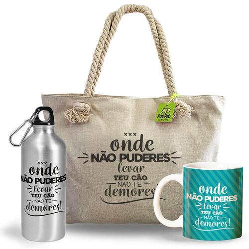 Kit Onde N�o Puderes Levar teu C�o N�o te Demores