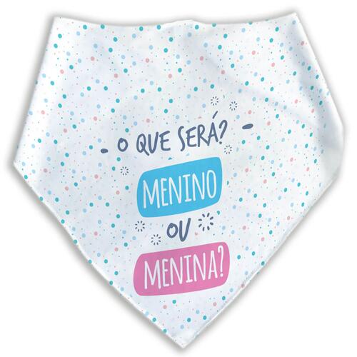 Bandana Para C�es e Gatos Ch� Revela��o