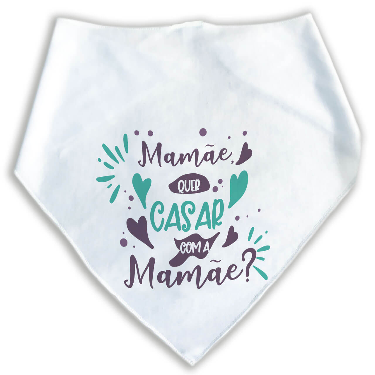 Bandana Para Cães e Gatos Pedido de Casamento