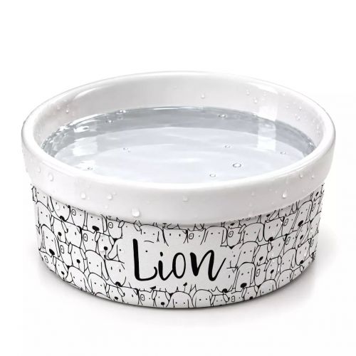 Comedouro ou Bebedouro de Cerâmica Personalizado para Cães - Cachorrada