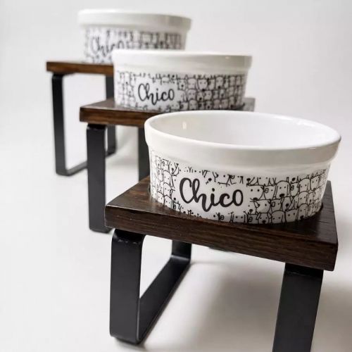 Comedouro ou Bebedouro de Cerâmica Personalizado para Cães - Cachorrada