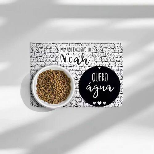 Comedouro ou Bebedouro de Cerâmica Personalizado para Cães - Cachorrada