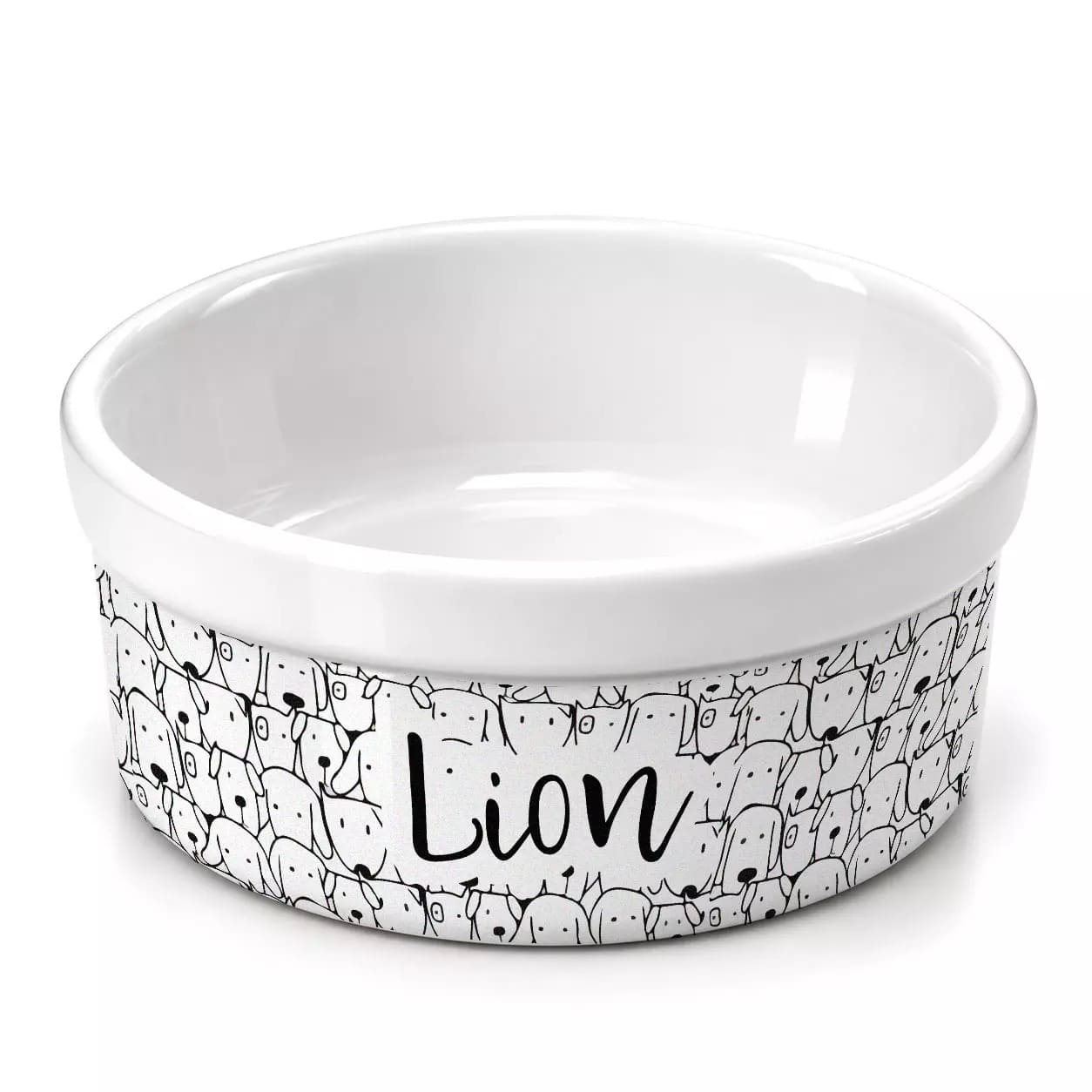 Comedouro ou Bebedouro de Cerâmica Personalizado para Cães - Cachorrada