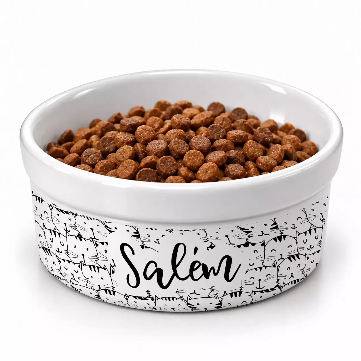 Comedouro ou Bebedouro de Cerâmica Personalizado para Gatos - Gataria