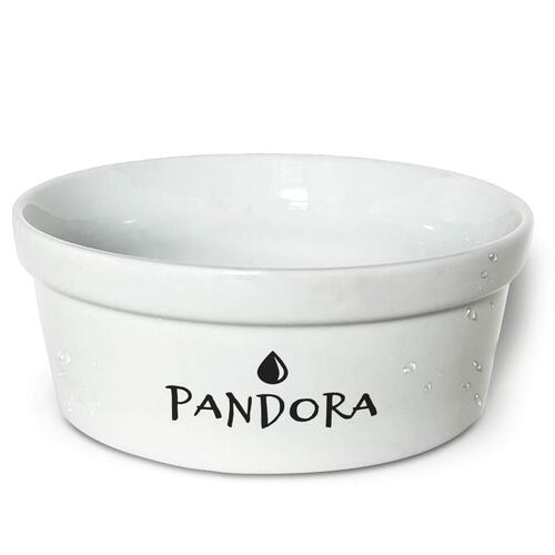 Bebedouro Personalizado Com o Nome do Pet - Tigela de Cer�mica para C�es e Gatos - Preto e Branco