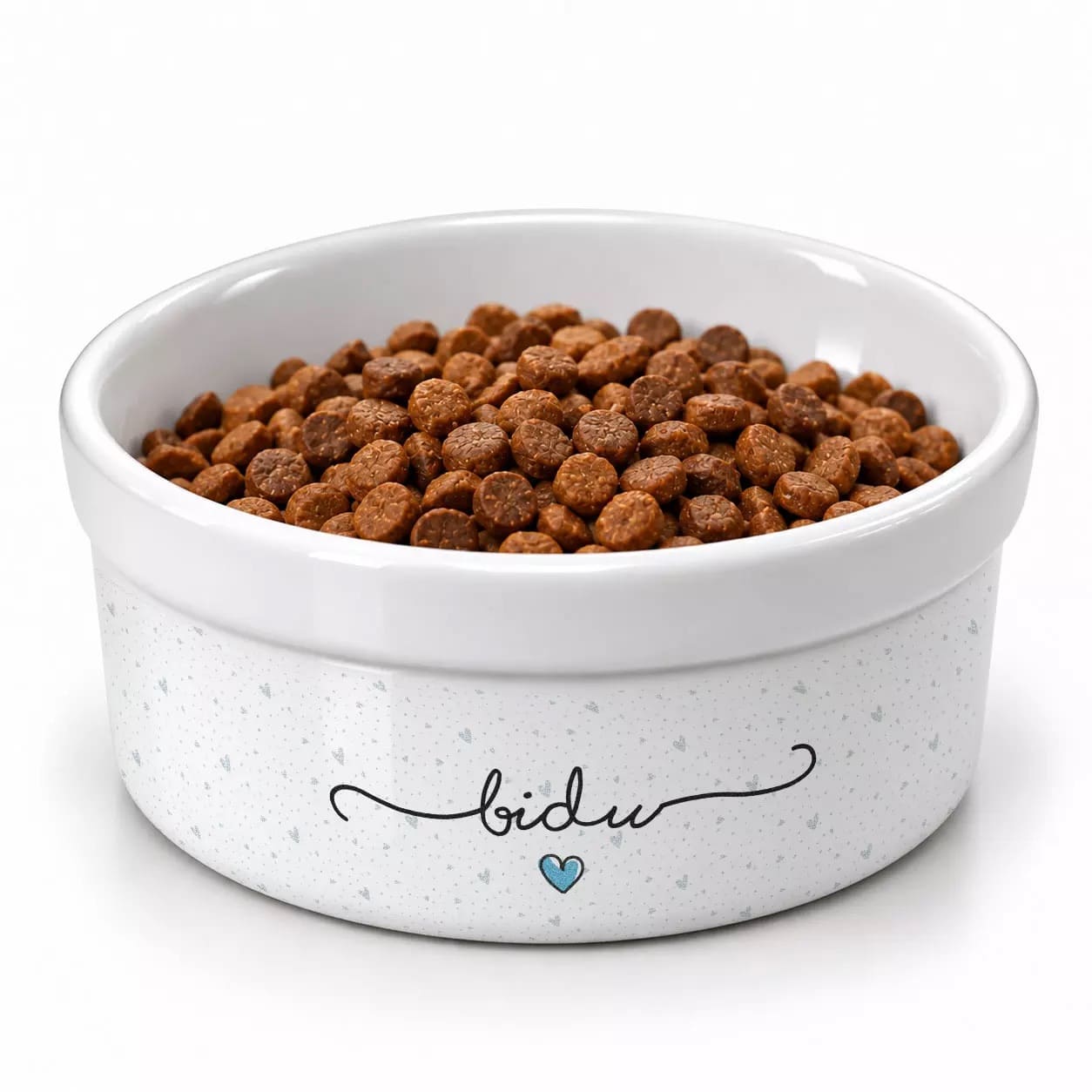 Kit Comedouro + Bebedouro + Tapete Personalizados Com o Nome do Pet - Coleção Patinha