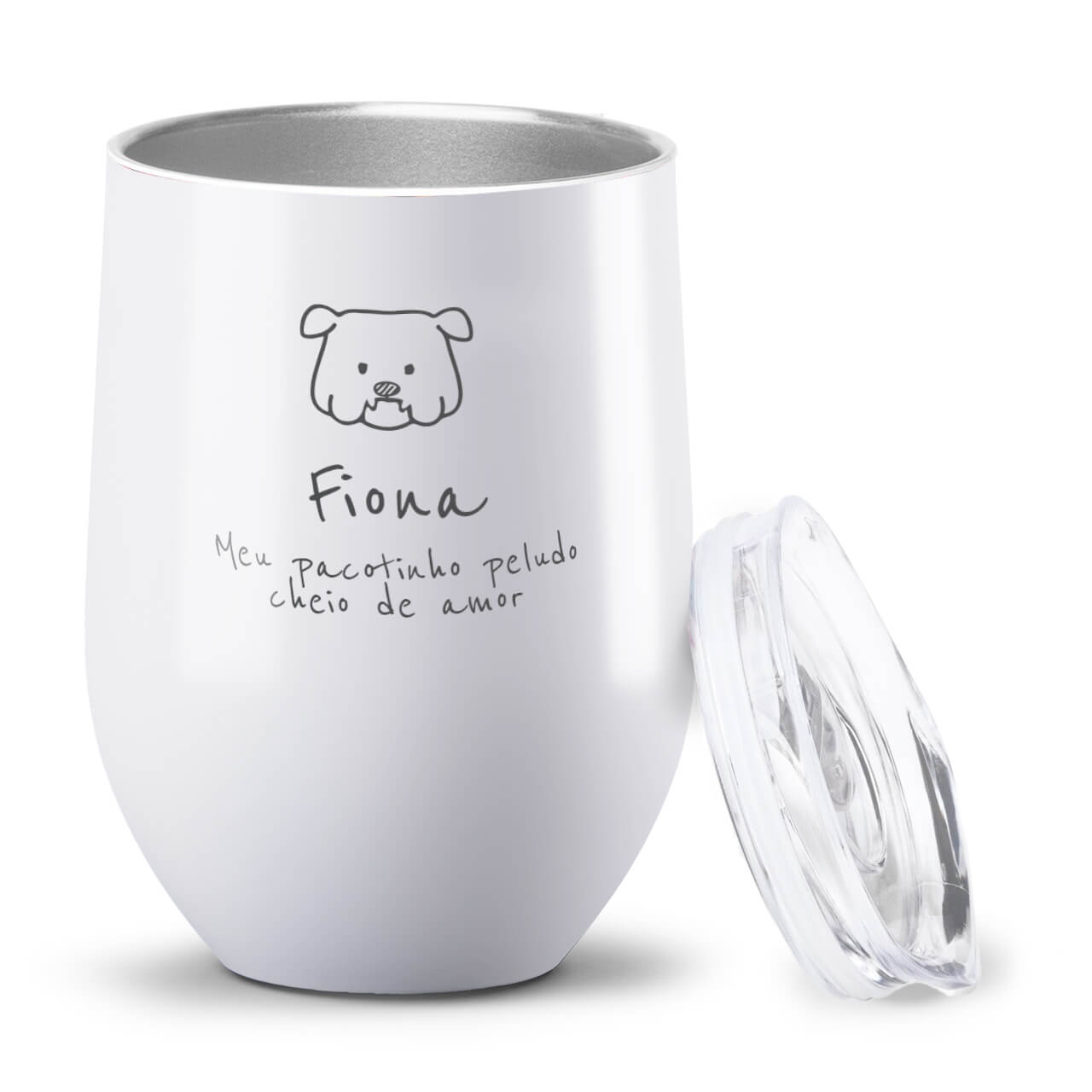 Copo Térmico Personalizado Buldogue Inglês