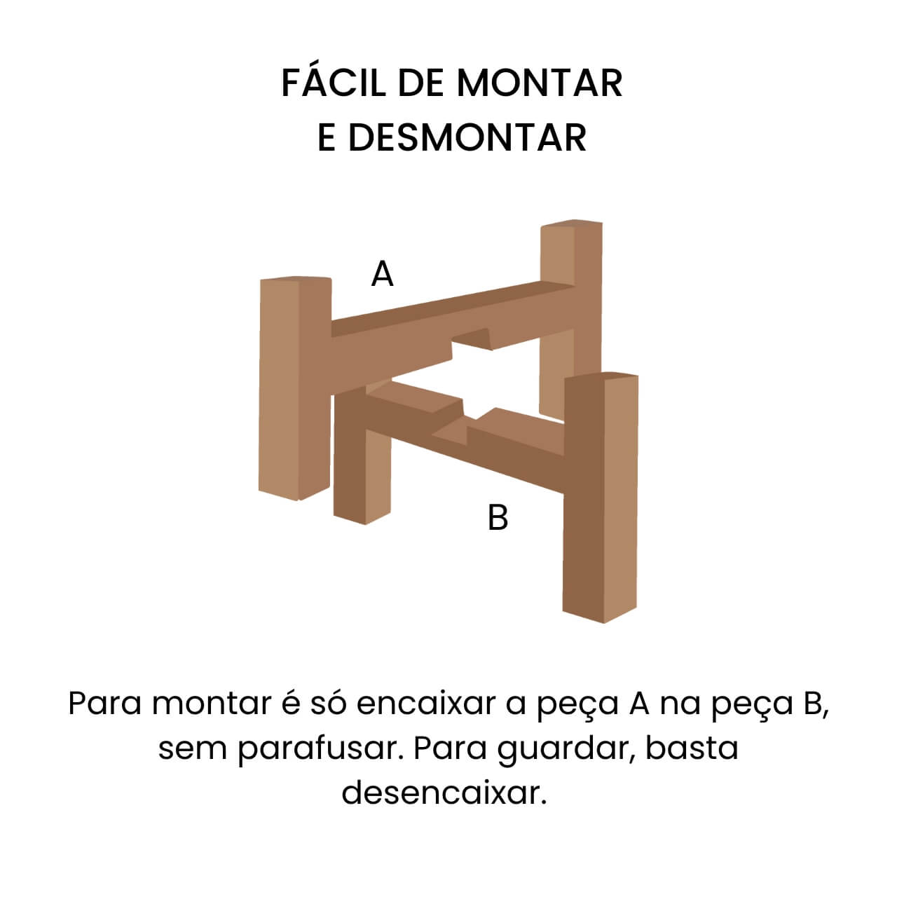 Suporte de Elevação para Comedouros - Cor Escura