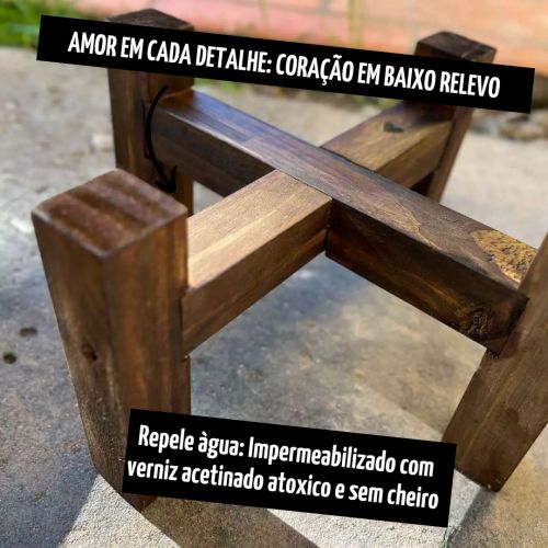 Suporte de Elevação para Comedouros - Cor Escura