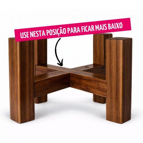 Suporte de Eleva��o para Comedouros  - Cor Escura