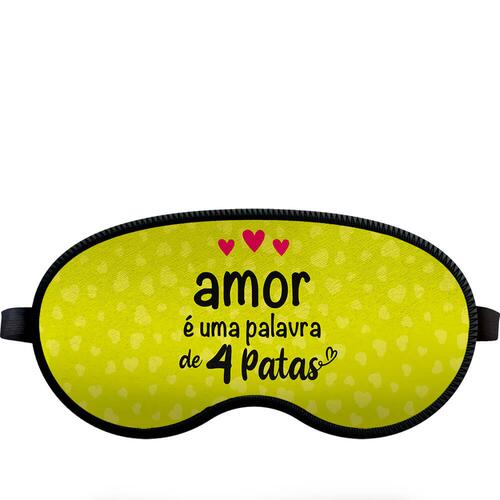 M�scara de Dormir Amor � Uma Palavra de 4 Patas