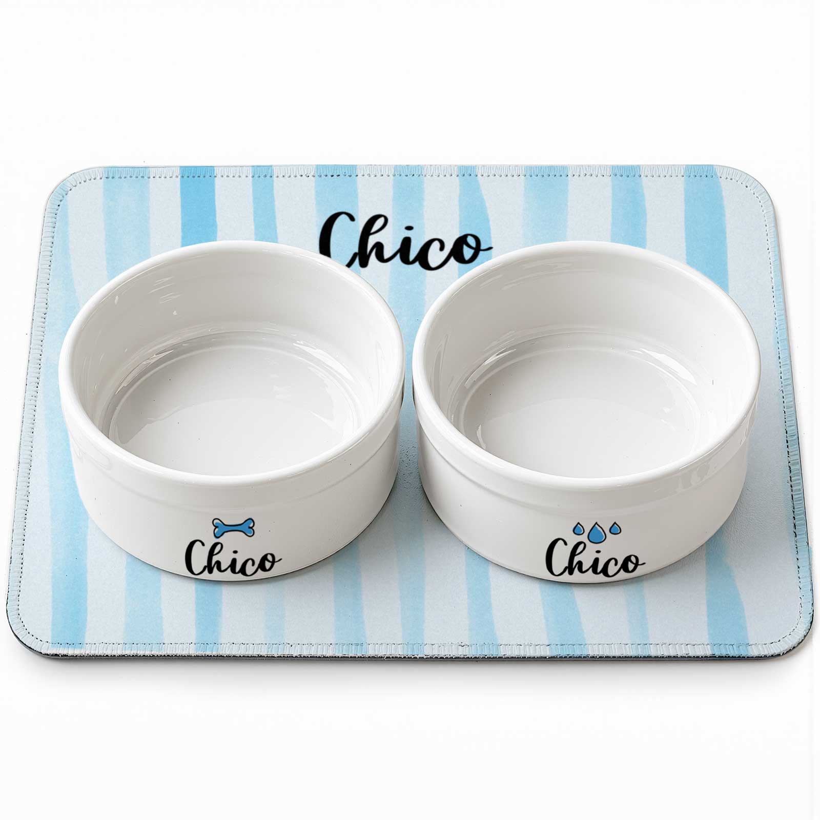Tapete Duplo Antiderrapante Personalizado - Escolha os Ícones e a Cor