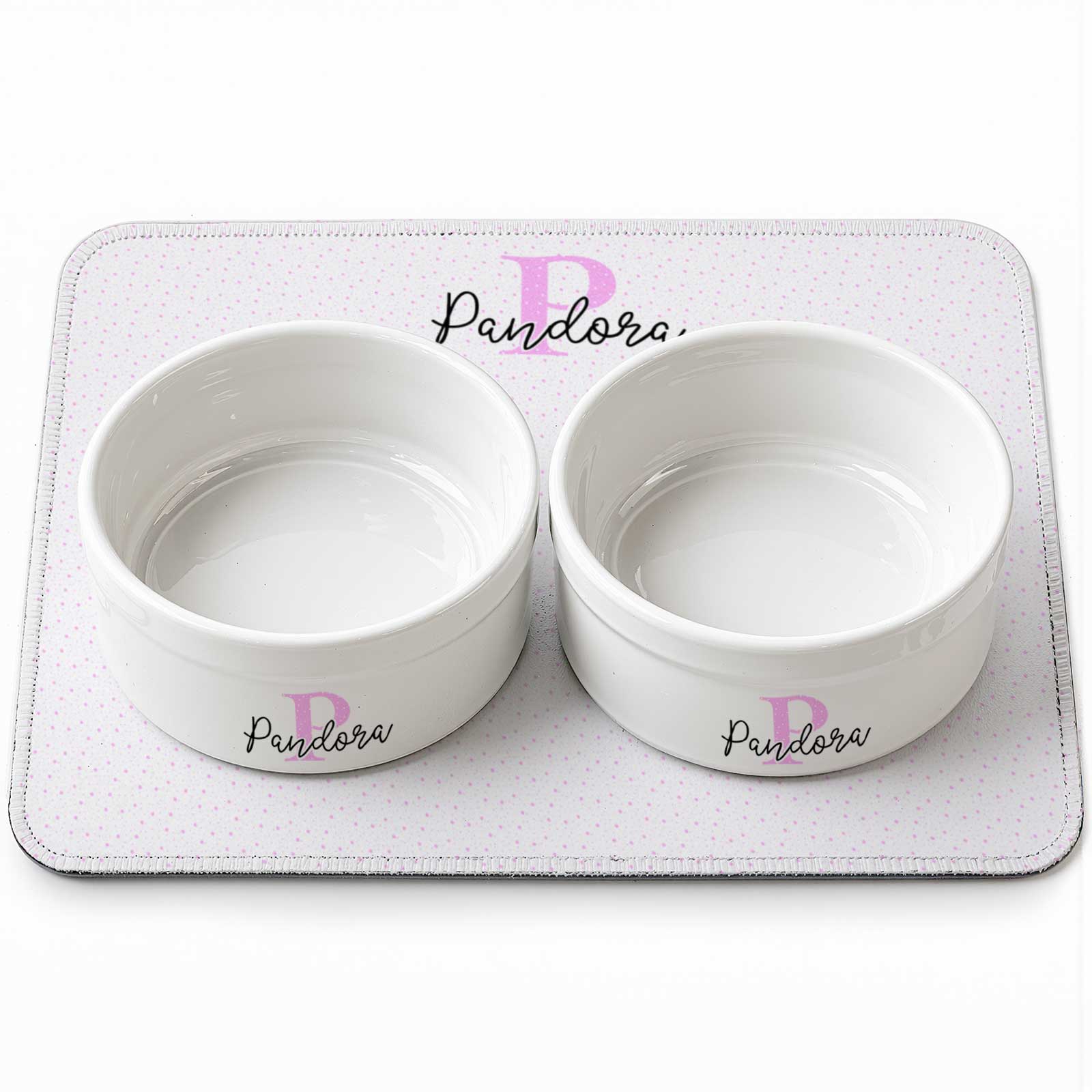 Tapete Duplo Antiderrapante Personalizado Monograma - Escolha a Cor