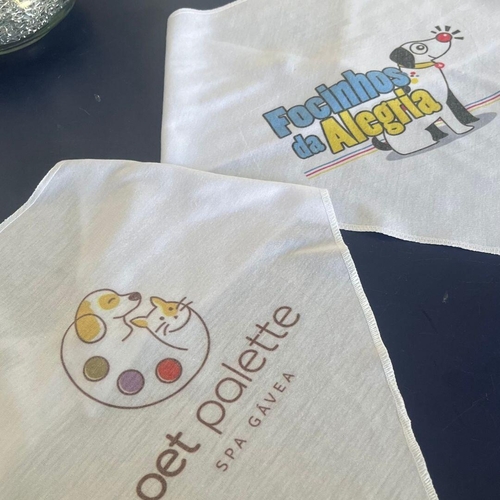 Kit 10 Bandanas Personalizadas Com o Seu Logotipo