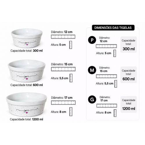 Kit Comedouro + Bebedouro + Tapete Personalizados - Floral P&B