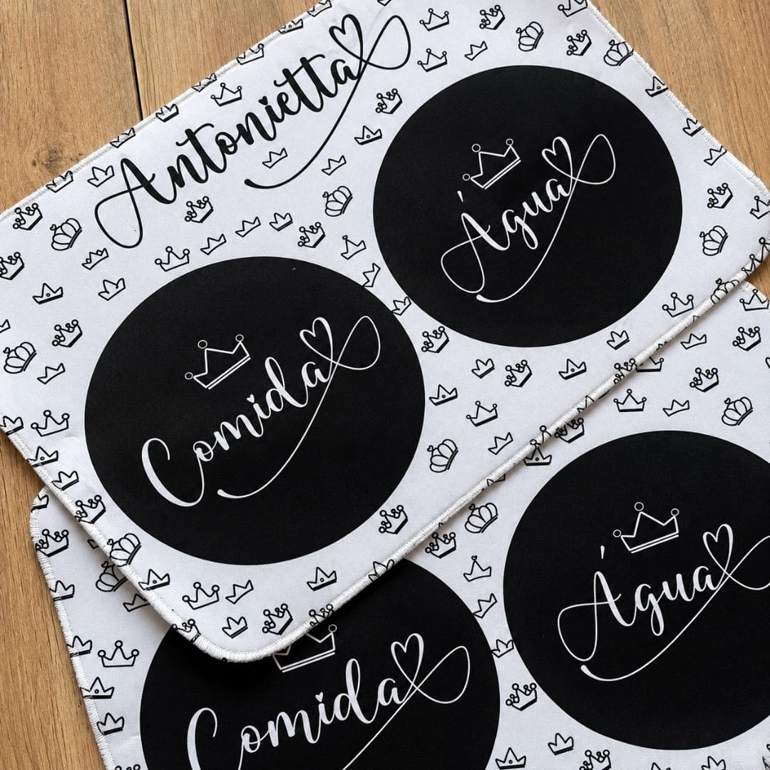 Tapete Duplo Antiderrapante Personalizado - Realeza