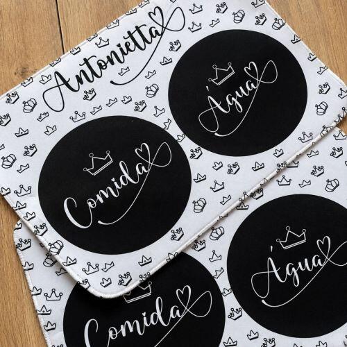 Tapete Duplo Antiderrapante Personalizado - Realeza