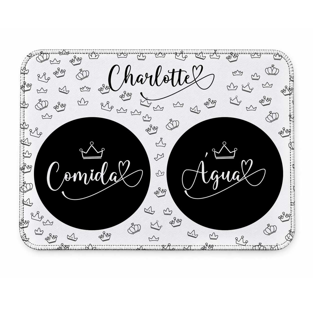 Tapete Duplo Antiderrapante Personalizado - Realeza