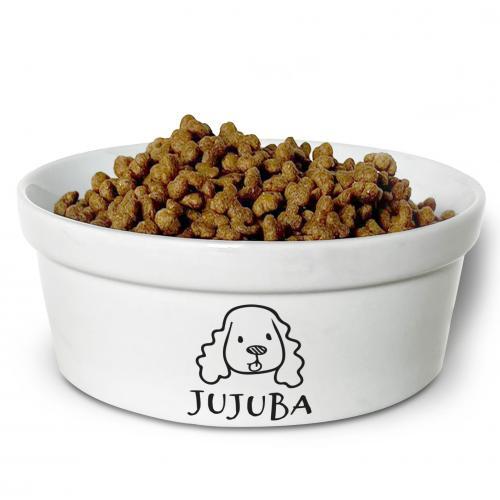 Comedouro/Bebedouro Personalizado Com o Nome do Pet - Tigela de Cer�mica para Pets - Cocker