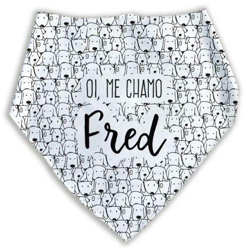 Bandana Personalizada Com o Nome do Pet - Cachorrada